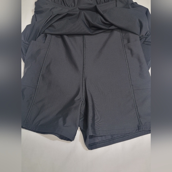 Lands' End Womens Tummy Control UPF 50 Square Neckline Swim Dress Size 10L - Picture 7 of 11